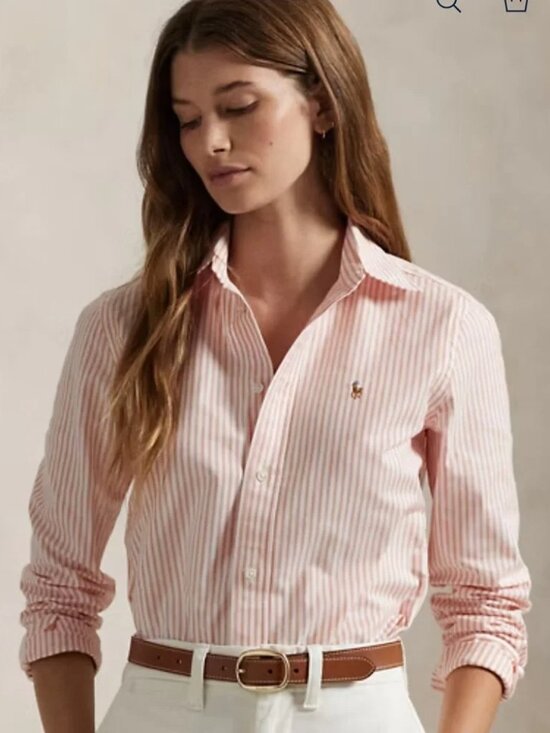 Polo Ralph Lauren Tops - Polo Ralph Lauren striped knit oxford shirt